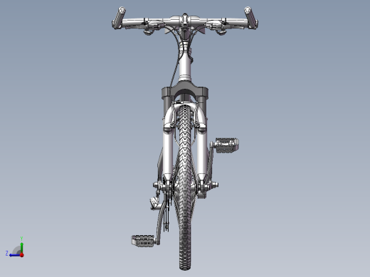 自行车3D模右视缩略图