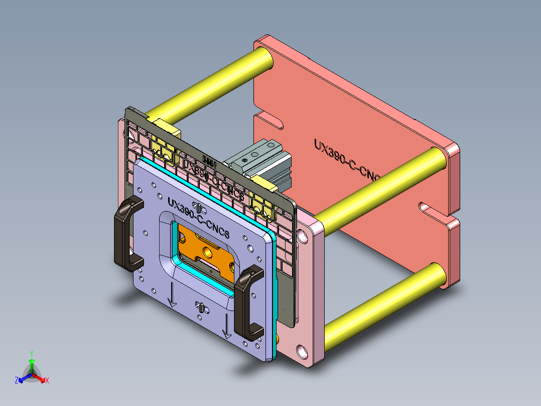 UX390-C-CNC6-0318正等轴测图