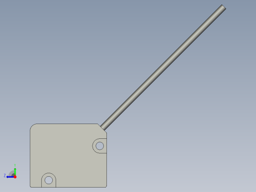 基恩士LV-S31_kc图纸模型右视缩略图