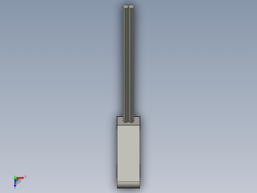 基恩士LV-S31_kc图纸模型俯视缩略图