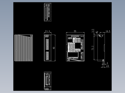 步进驱动DP3L1-224-外观图-221219