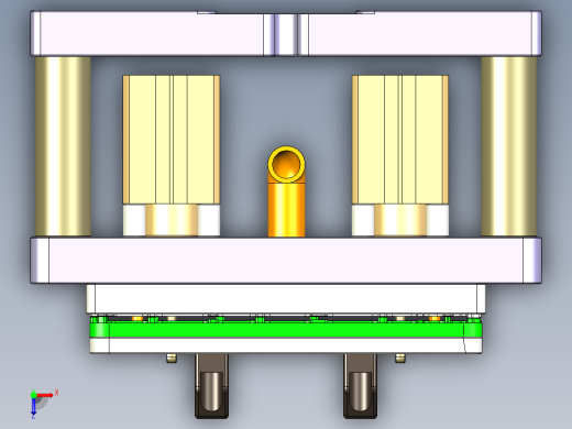 Z581C-笔记本CNC工装夹具三维模型CNC6-0810俯视缩略图