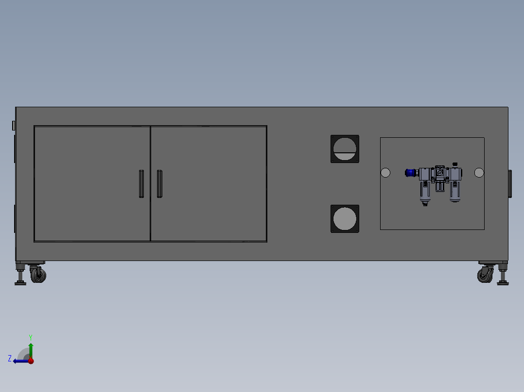 循环贴标机sw20右视图
