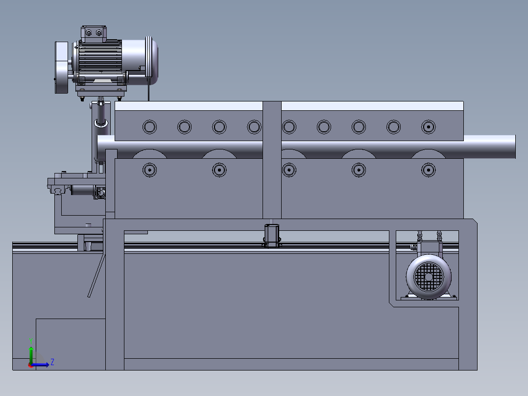 钢管智能切割设计左视图