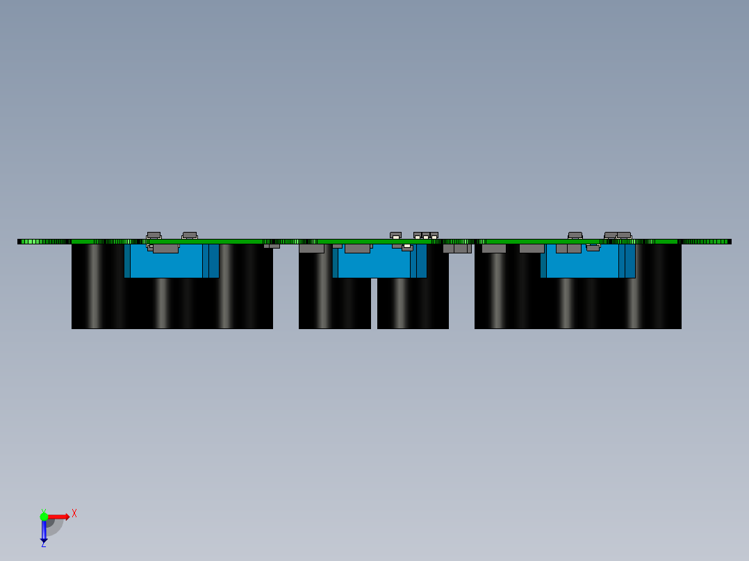 72V电机控制器1064898俯视图