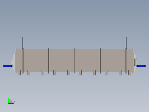 连续式高温纯化炉左视缩略图