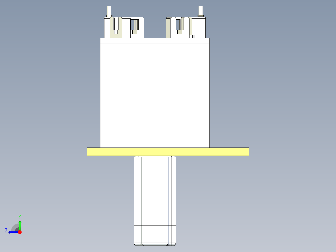 环形输送线设计右视图