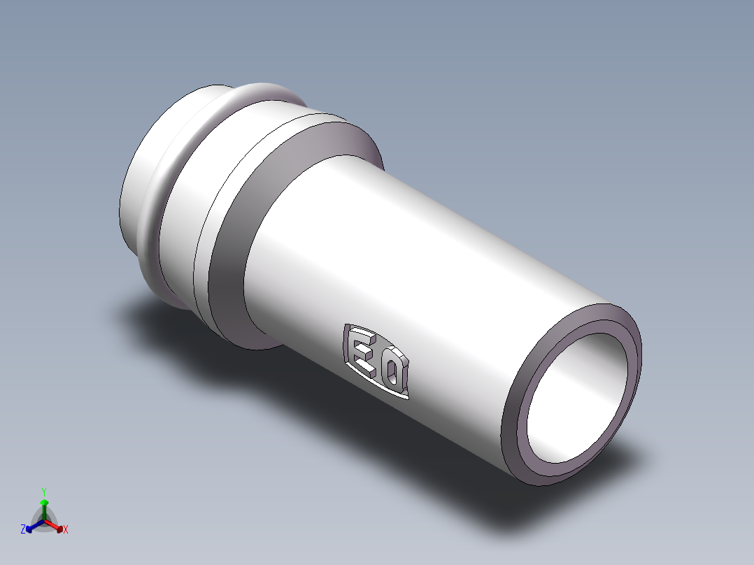 90度焊接接头、SKA14X2正等轴测图