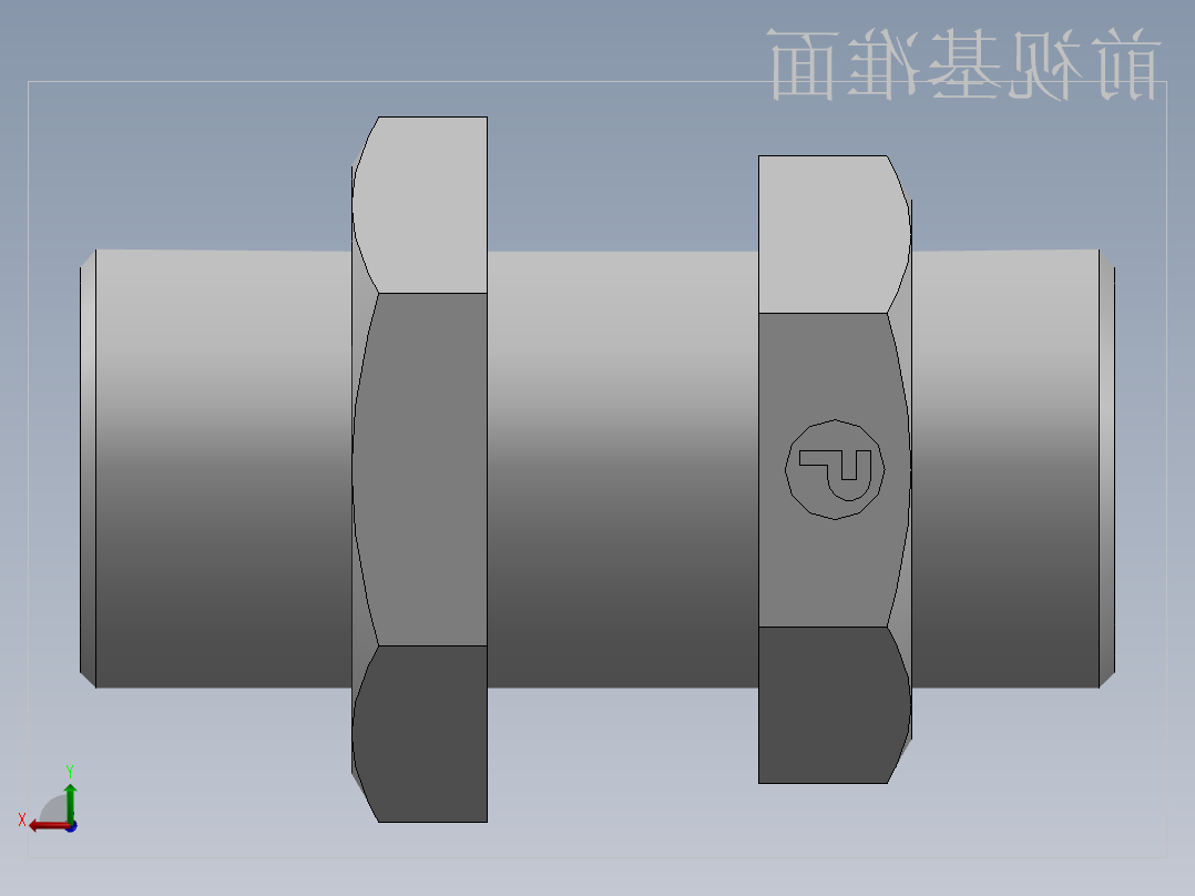 直通隔板接头、6C-26LN后视图