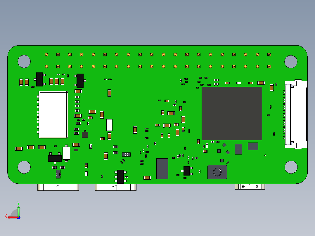 电路板、主板(270)后视图