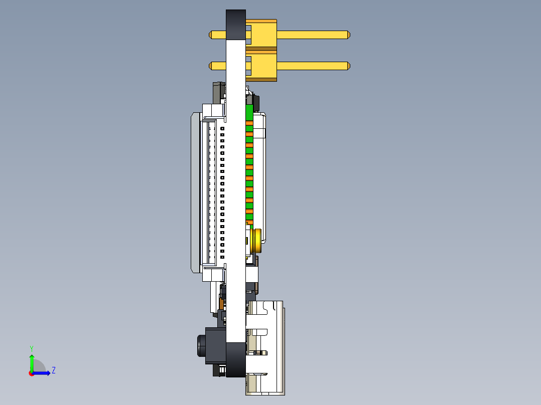 电路板、主板(270)左视图