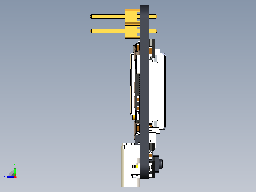 电路板、主板(270)右视图