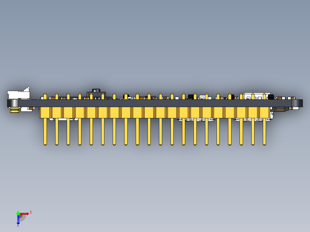 电路板、主板(270)俯视图