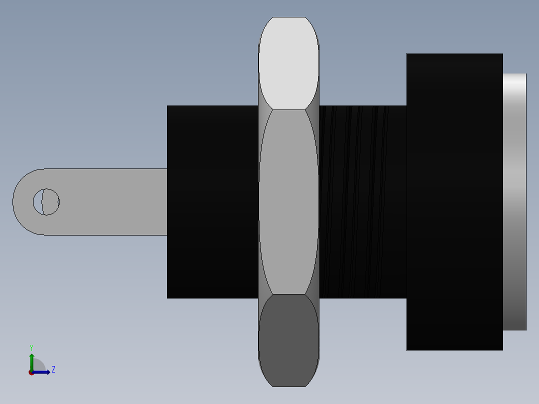 接插件(254)左视图