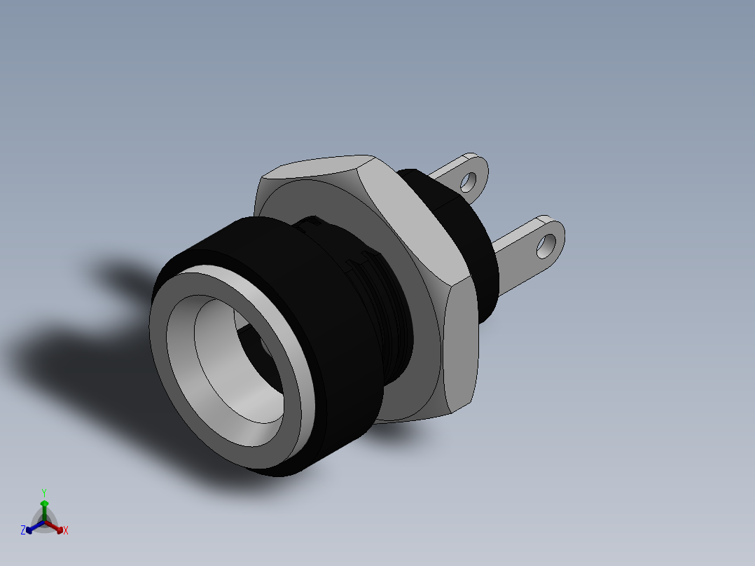 接插件(254)正等轴测图