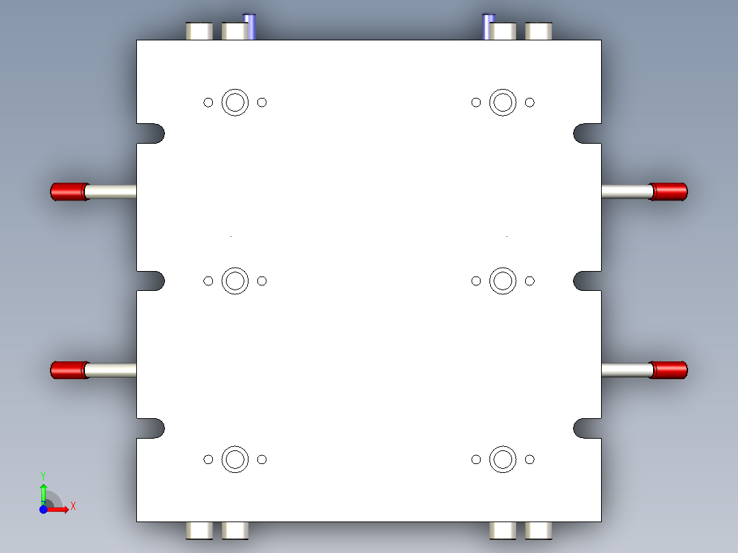 滚压工装前视图