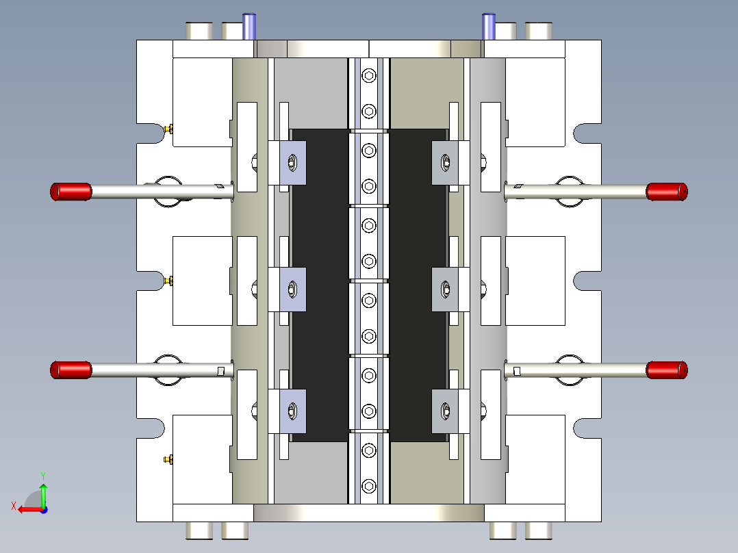 滚压工装后视图
