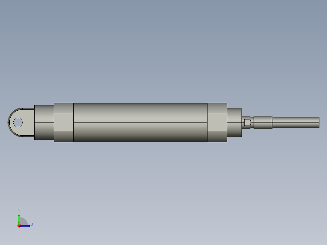 气缸CDM2C40-100A(0)左视图
