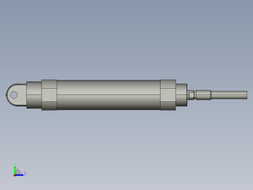 气缸CDM2C40-100A(0)左视缩略图