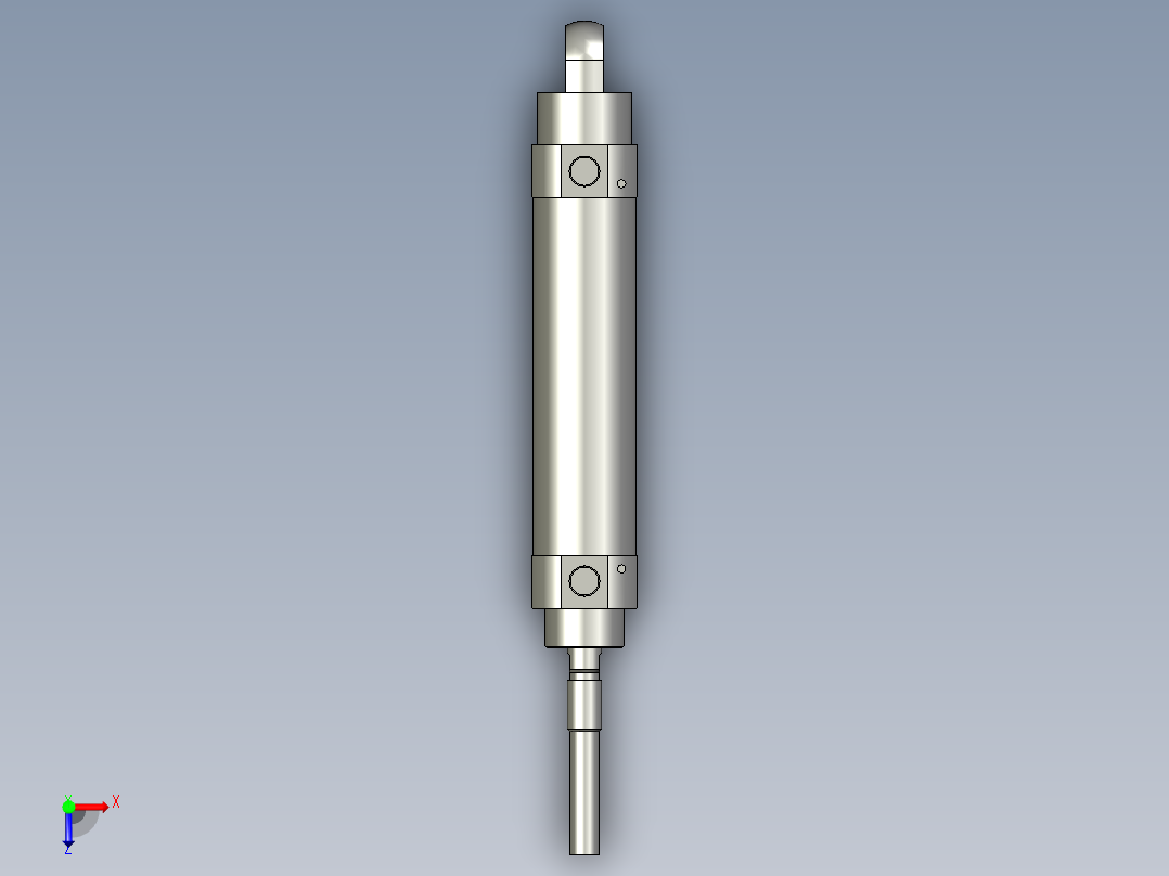 气缸CDM2C40-100A(0)俯视图