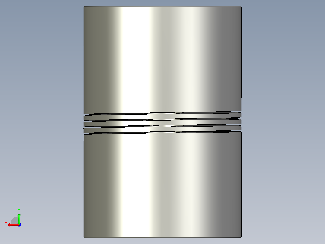 BF1梅花型联轴器15-20x66x45后视图