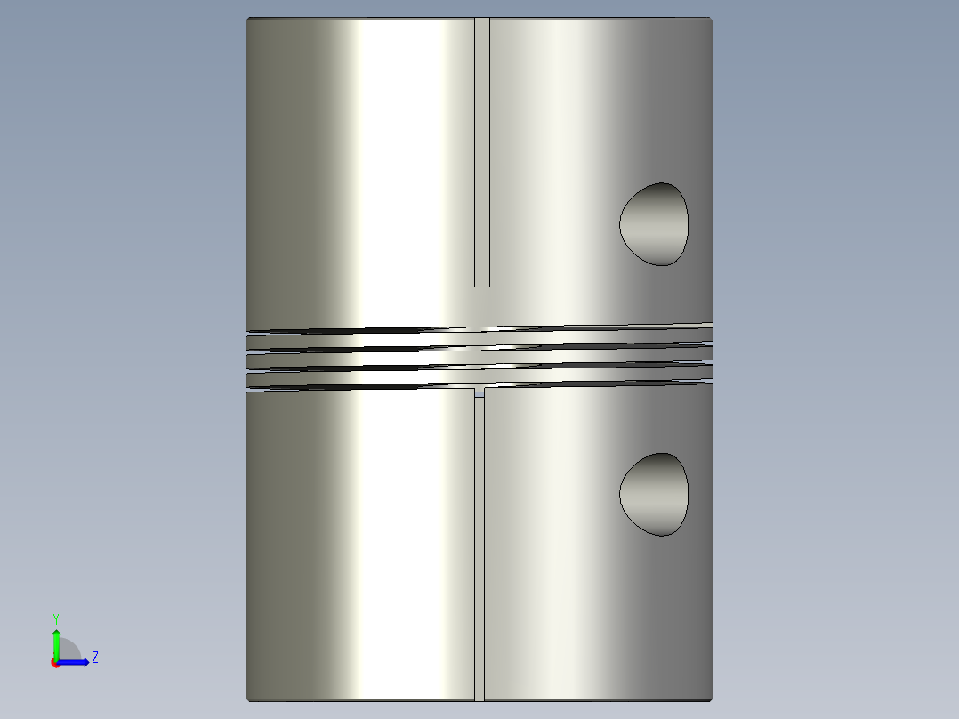 BF1梅花型联轴器15-20x66x45左视图