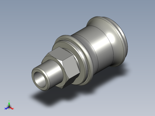 手滑阀HSV10-8分3正等轴测缩略图