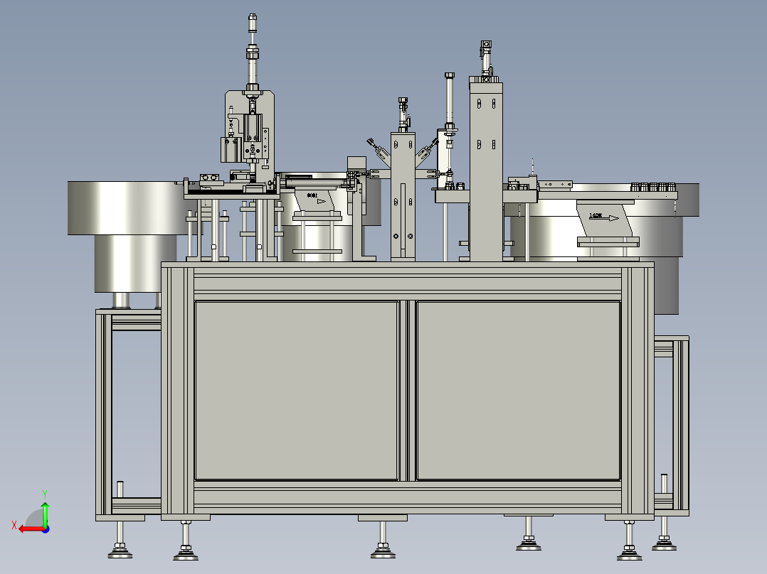 总装螺母O圈轴套后视图