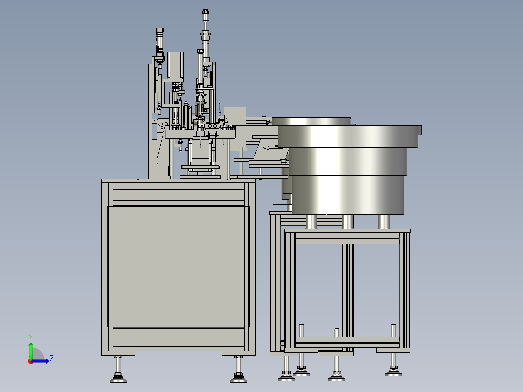 总装螺母O圈轴套左视图