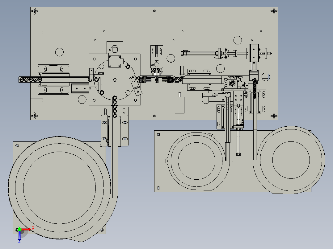 总装螺母O圈轴套俯视图