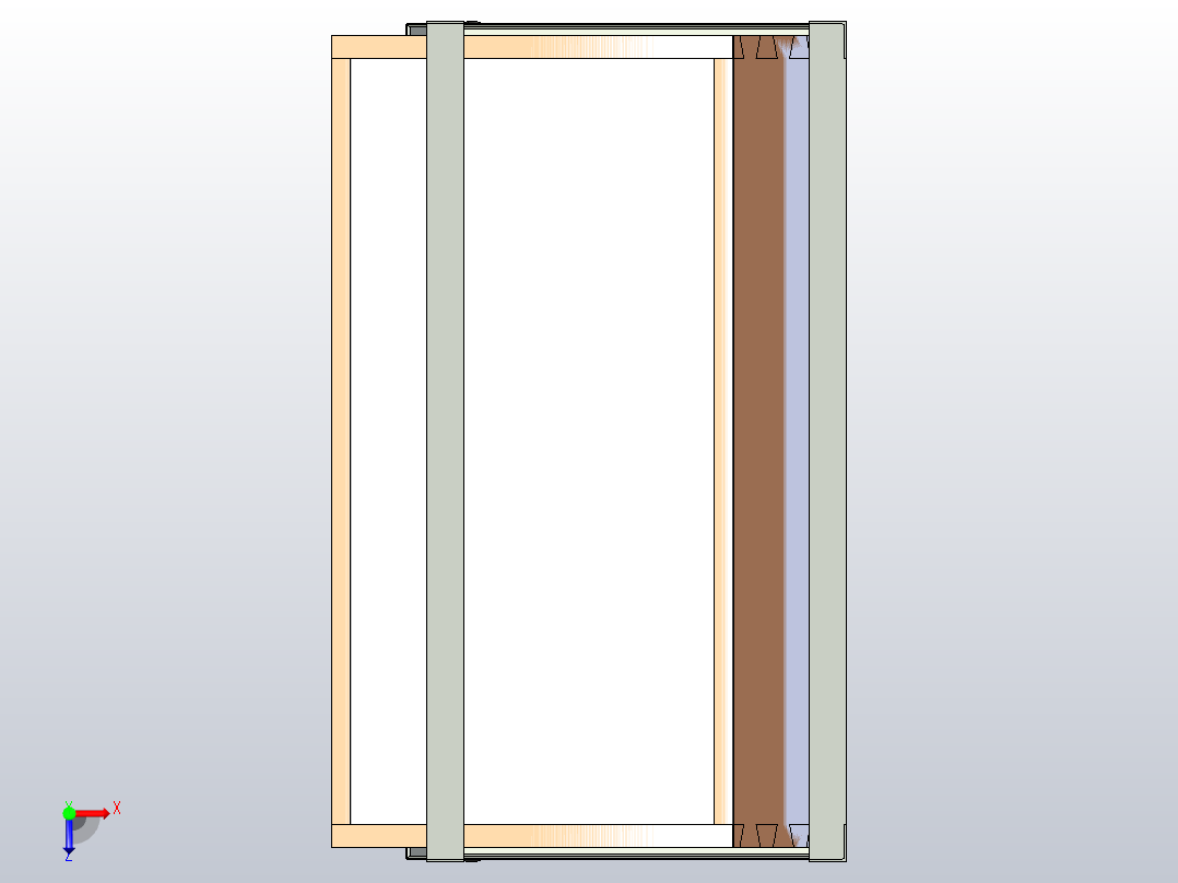 2号货架。商店的家具俯视图