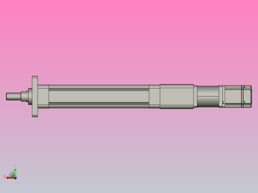 RKD50-150-D-FA-40-60减速机-B3直连电动缸后视缩略图