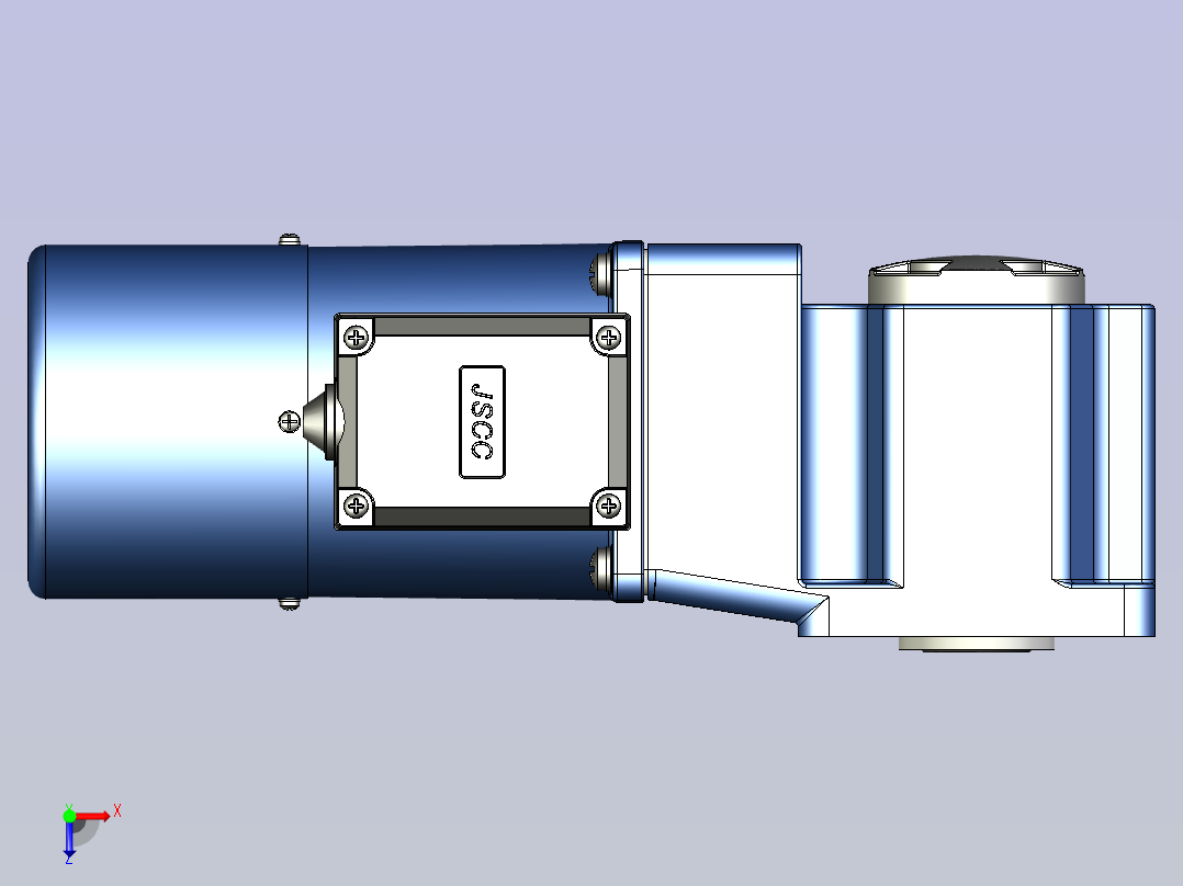 精研YF调速电磁制动电机 25yf03-180俯视图