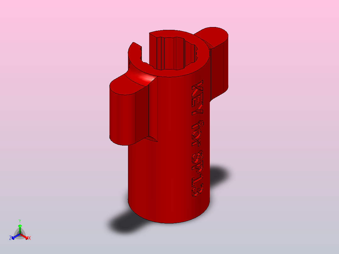 标准塑料SP13连接器。主视图