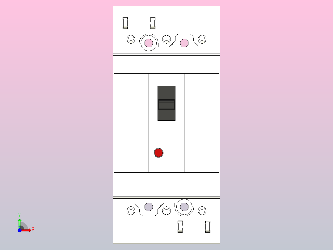 断路器NF50-SVFU 3P前视图