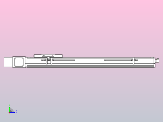 MCB10无尘皮带滑台[MCB10-L32-500-R-100W-C3]左视缩略图