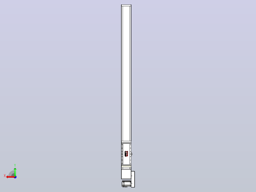 伺服电机集成皮带传动直线执行器TPA-OCB-140-256-L1750-MR-P75-N3后视缩略图