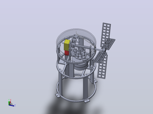 研磨谷物风车模型3D图纸