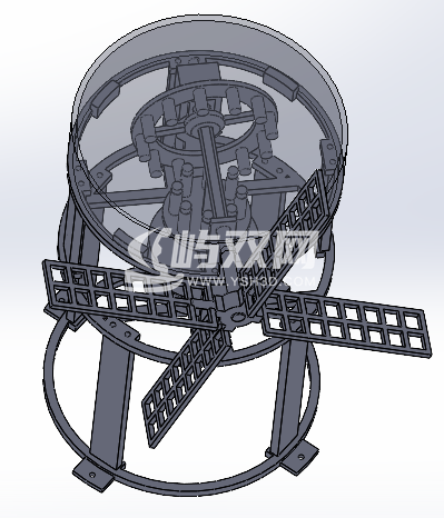 研磨谷物风车模型3D图纸