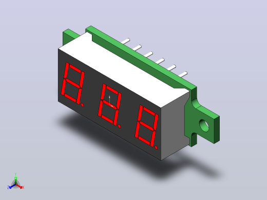 电压表直流2.8v-30v II正等轴测缩略图