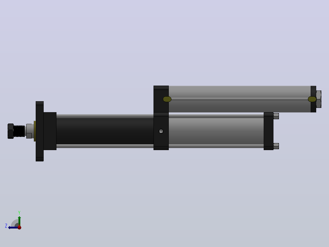 MPT-3T系列标准型[MPT-63-200-20-3T-M2-S1-0°]右视图