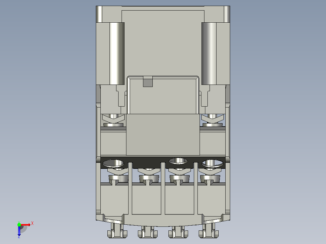 ABB接触器AX25-30-01-80俯视图