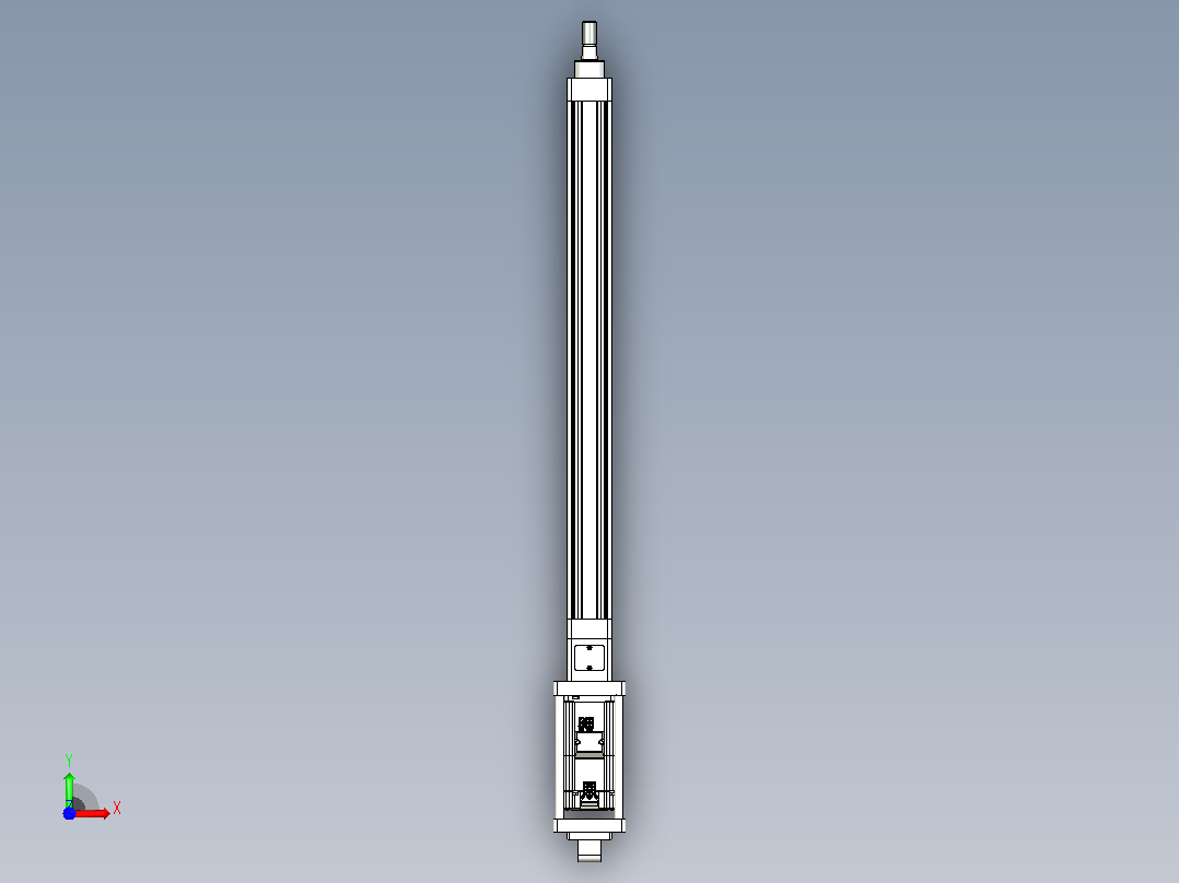 轻载电动缸TPA-ESR40-1210C-L500-M-CA-W-P40-C3前视图