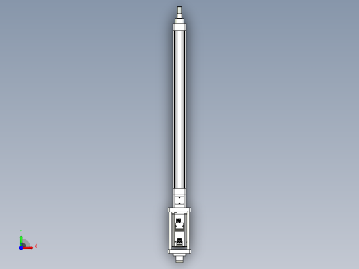 轻载电动缸TPA-ESR40-1210C-L500-M-CA-W-P40-C3前视缩略图