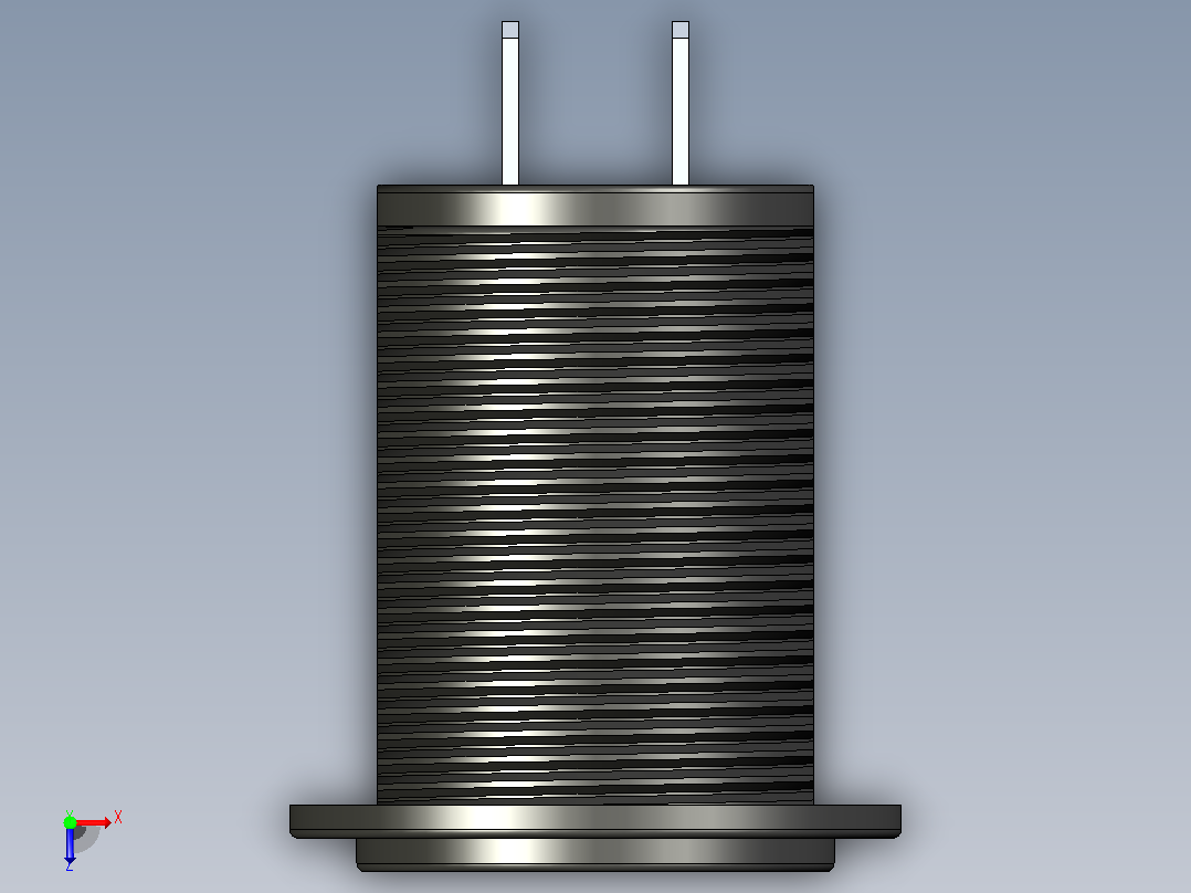 USB插座俯视图