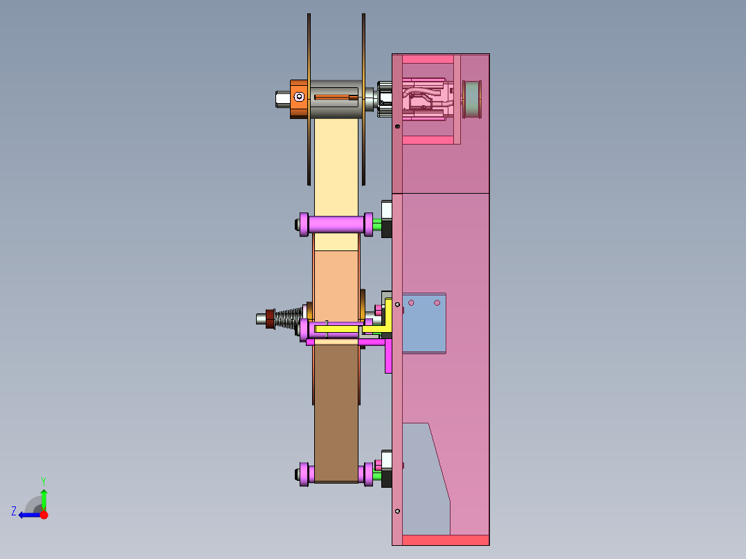 自动贴标撕膜检测机cero2.0可编辑右视图