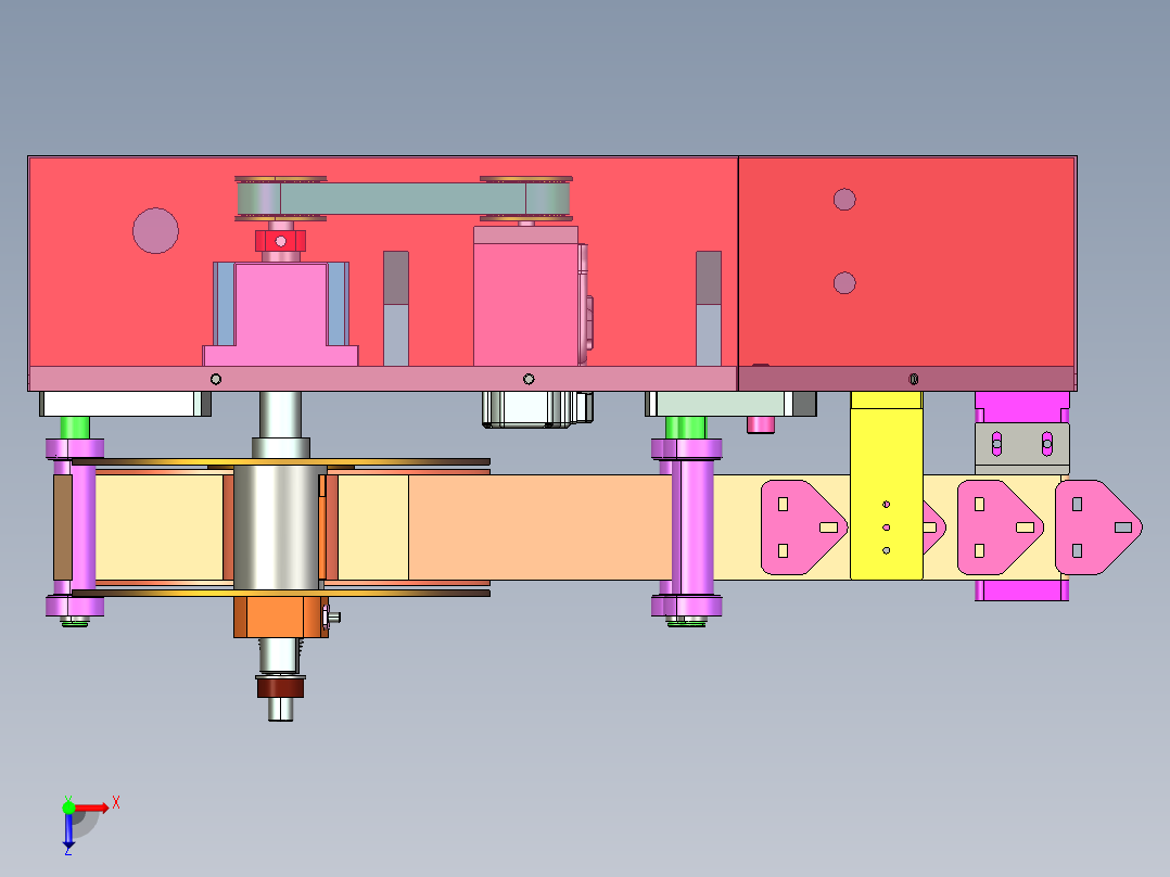 自动贴标撕膜检测机cero2.0可编辑俯视图