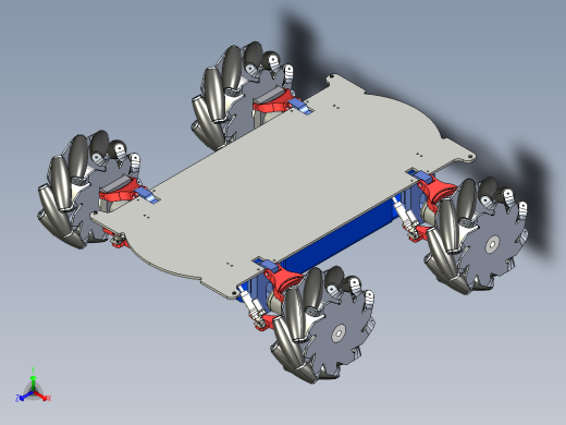 麦克纳姆轮底盘简易结构