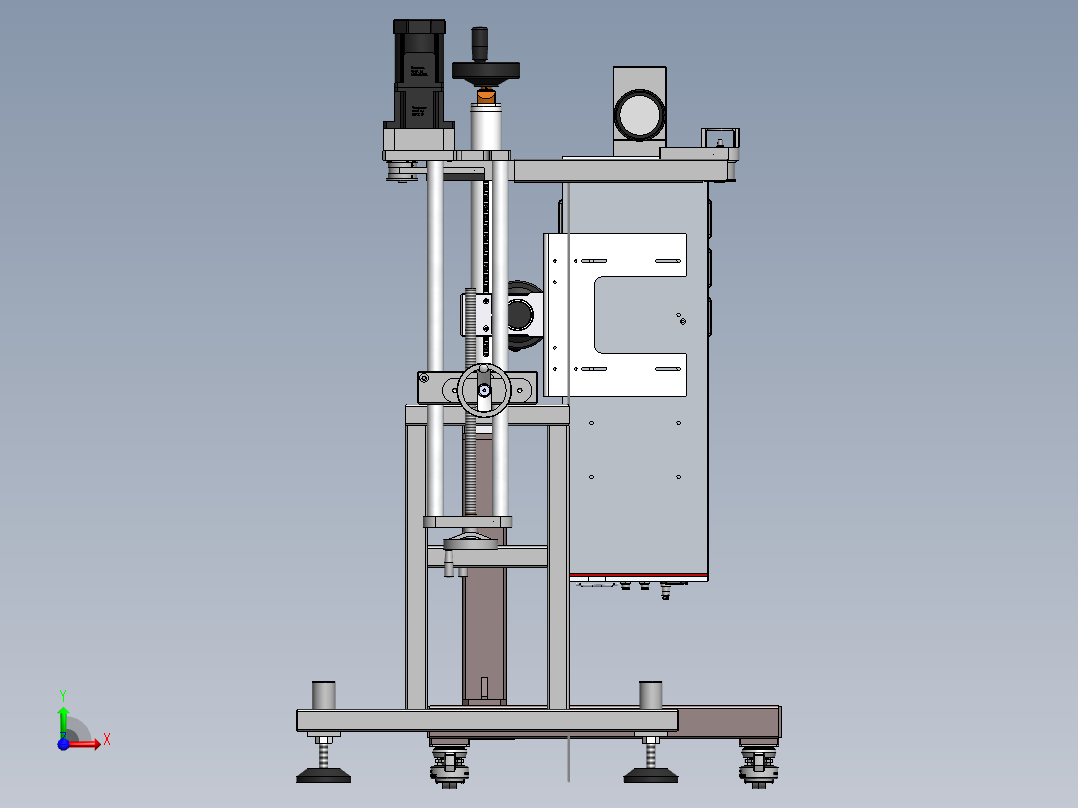 夹持输送激光打标设备sw18可编辑前视图