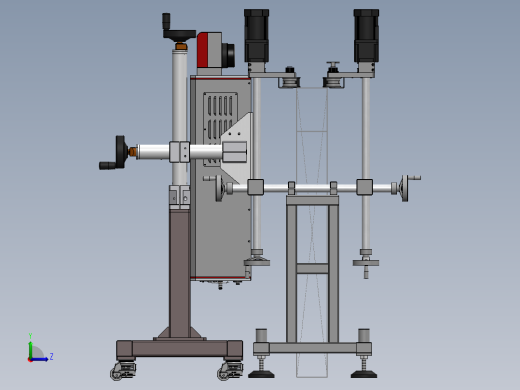 夹持输送激光打标设备sw18可编辑左视缩略图